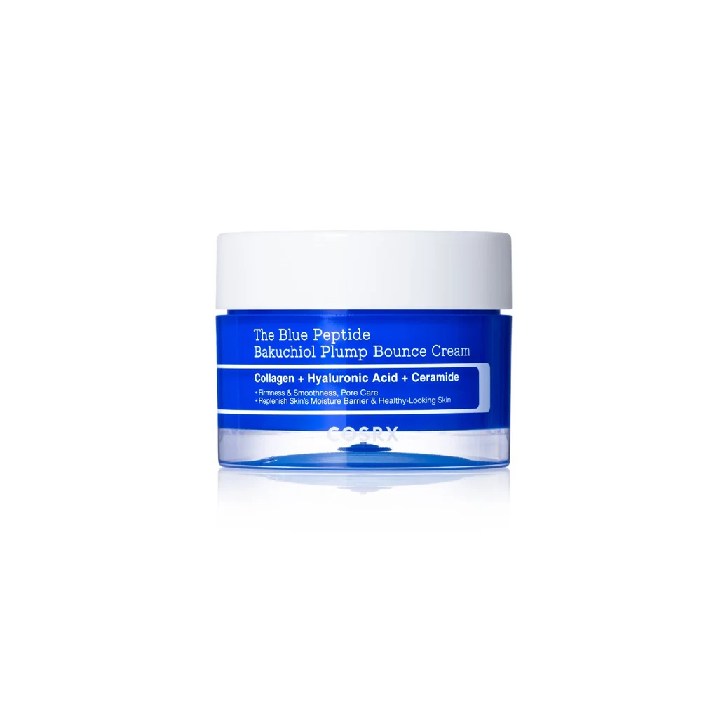 COSRX The Blue Peptide Bakuchiol Plump Bounce Cream – 50 mL product packshot on white background